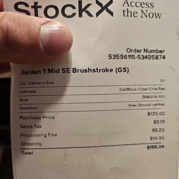 Air Jordan 1 Mid SE Brushstroke - Picture 3 of 6